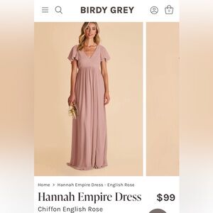 Birdy Grey- English Rose Hannah Dress